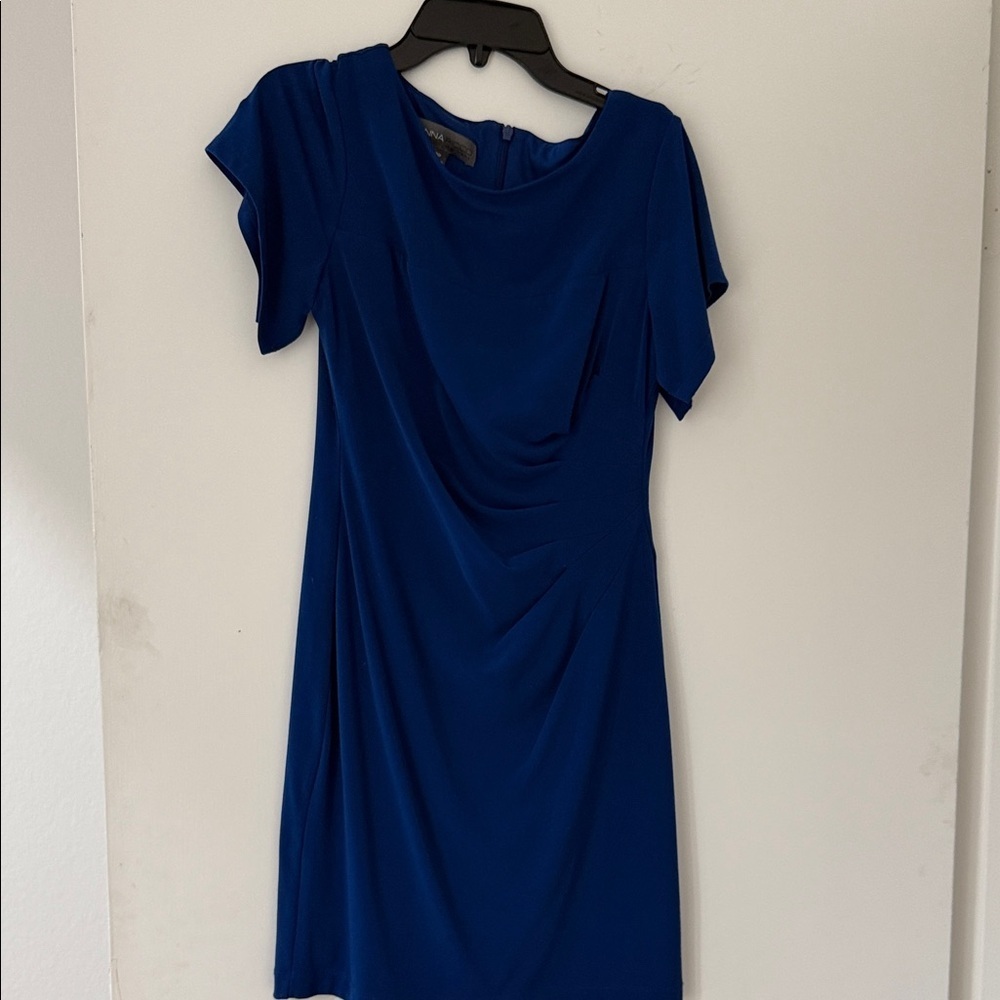 Donna Ricco Royal Blue Mini Dress 0021